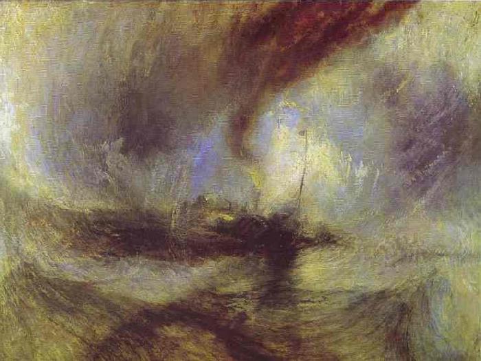 J.M.W. Turner Snow Storm - Steam-Boat off Harbour's Mouth oil painting picture